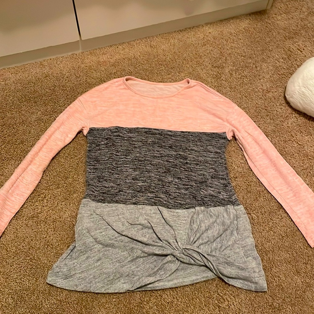Cute Girls Color Block Tee